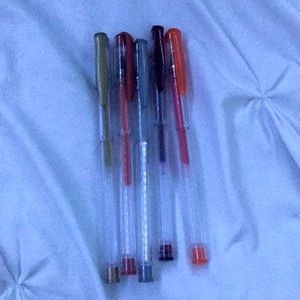 6 gel pens